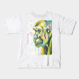 Colourful Gorilla Kids T-Shirt